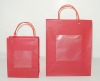 Wholesale Red color shopping bag
