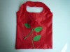Wholesale 2011 new rose folded shopping bag