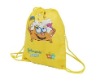 drawstring polyester shopping bag