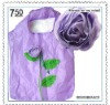 Waterproof polyster folding rose shopping bag WB-02-6