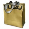 Wholesale gold non woven shopping bag tote bag