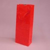 2011 Lastest Solid Colour Paper Wine Bottle Bag