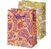 paisley gift paper bag