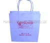 White kraft paper gift bags