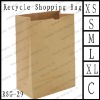 Wholesale For food plain kraft paper shopping bag