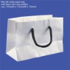 white kraft paper shopping bags