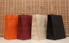 full color printed kraft bags,twisted handle paper bags