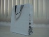 Wholesale white and black paper bag