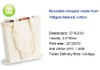 Wholesale reusable natural shopping cotton bag(CN-001)