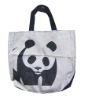 Wholesale 2011 Fashion 100% cotton metallic canvas tote bagJF-NWB87003