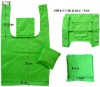 Wholesale foldable cotton shopping bag with interated open pocket