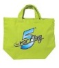 Wholesale Cotton tote bag with green color