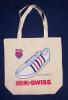 Wholesale 100% cotton printing logo natural color gift bag