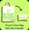 Wholesale foldable cotton pouch with handle