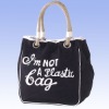 Wholesale fashion cotton canvas travel bag