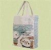 100% organic cotton handled shopping bag