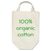 100% organic cotton handled shopping bag
