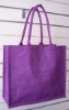 Wholesale Fashion Purple Cotton Canvas Tote Bag