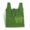 Ecological foldable cotton T-shirt bag