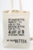 Wholesale Promotional printed cotton tote bag