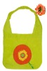 Wholesale Reusable Shopping Tote, Foldable Sunflower Shoulder Tote, 4 Bag Set(TM-FSB-045)