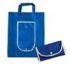 Foldable nylon shopping bag