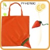 Promotional carrot folding shopping bag