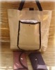 Wholesale portable shopping bag with a hanger