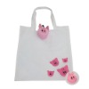 Wholesale fashion foldable nylon shopping bag