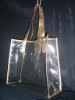 PVC transparent shopping bag