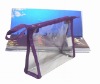 Wholesale 20c transparent pvc cosmetic bag with purple rim