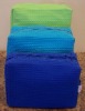Wholesale cotton waffle cosmetic bag,cosmetic bag