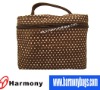 Wholesale coffee dot lady's cosmetic bag