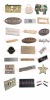 Wholesale beautiful women's excellent quality metal tag for handbag/leather bag and garment