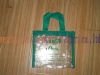 Wholesale PVC cosmetic bag with Non-woven piping