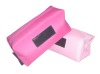 Wholesale Rose microfiber cosmetic bag with 210T lining