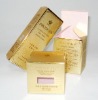 Wholesale gold foil paper cosmetic folding box
