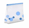 Wholesale PVC Cosmetic bag with bule zipper