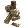 Wholesale Cosmetic Bag made of Satin with leopard printing