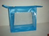 Wholesale blue PVC Cosmetic bag