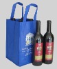 Wholesale slik print non woven wine bag