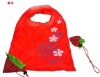 Strawberry folding shopping bag
