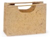 Wholesale Nice design paper bag with bamboo handle