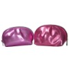 Wholesale metallic pu cosmetic bag