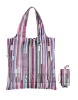 Wholsaler, sample order acceptable, folding polyester promotion tote bag