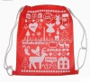 190T polyester fashion drawstring bag