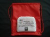 210D polyester drawstring shopping bag