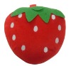 Wholesale plush strawberry DVD CD bag case