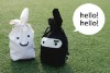 Wholesale hot sale foldable rabbit shopping bag