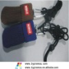 Wholesale double layer cotton mobile phone bag and case